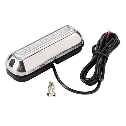 LED Transom Light, 39LEDs 5.2W Underwater Pontoon Transom Light IP68 Waterproof Boat Fishing Lamp(White) 1