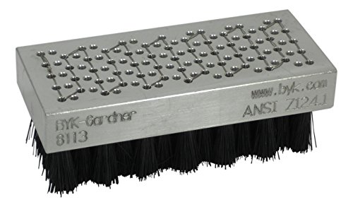 BYK-Gardner 8113 Hog Bristle Brush for Abrasion Scrub Tester, Perforated