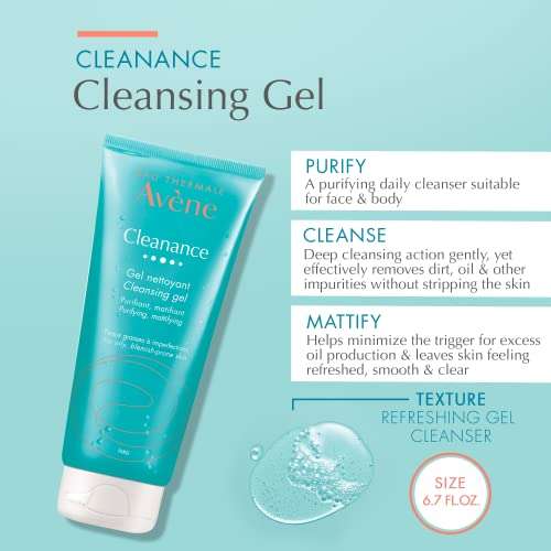 EAU THERMALE AVENE Cleanance Cleansing Gel 200Ml 2