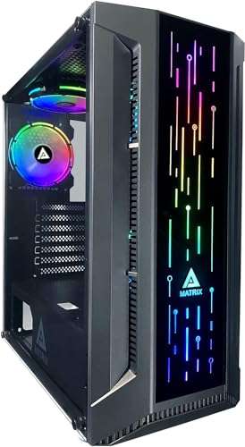 Gaming Computer Desktop PC RGB Plug and Play Gaming Fast System 4.6 GHZ 16GB RAM AMD RYZEN Radeon 16 Core Logical 1TB SSD WiFi 1