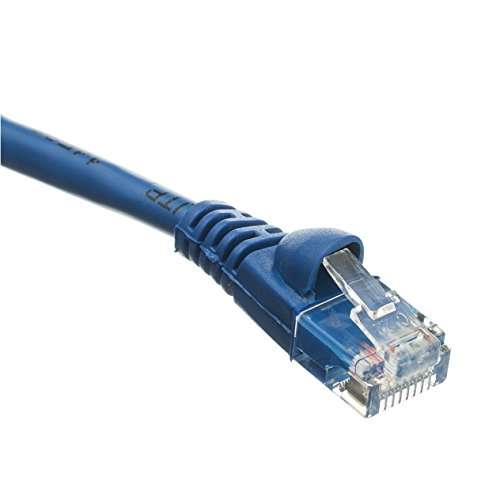 C&E 4 Pack, CAT5E Ethernet Patch Cable, Snagless/Molded Boot, 50 Feet, Blue (CNE503818) 2