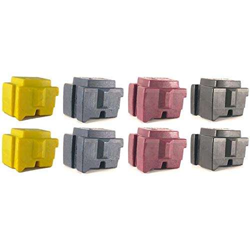 ColorQube 8570 8580 Ink Replaces 108R00926 108R00927 108R00928 108R00930 (8 Repackaged OEM Inks), Bundle Includes Professor Color Bypass Key for use in North American Printers 1