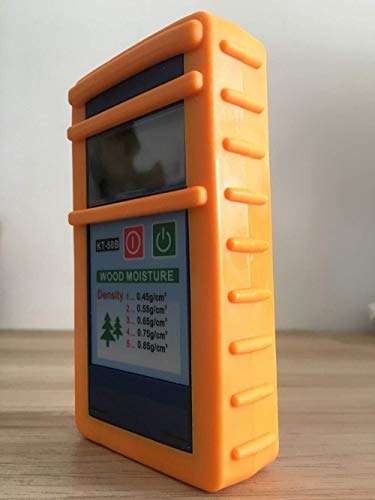YYONGAO Water Quality Meter, Moisture Meter KT-50B Digital Inductive Wood Moisture Meter Testers Paper Tree Timber Humity Meters Measuring Range 2~90% 0.1 Accuracy Humidity Tester 5