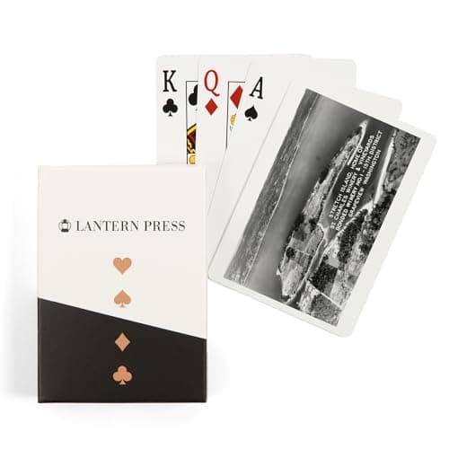 Lantern Press Grapeview, Washington, Aerial View of Stretch Island, St. Charles Winery (52 Playing Cards, Poker Size Card Deck with Jokers)