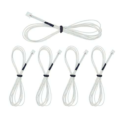 SIMAX3D 5pcs NTC Thermistor 100K 1Meter 3D Printer Accessories for CR-10S Pro, CR-X, Ender 3/3X/3 Pro/3 V2, Prusa Mendel, Anet E10
