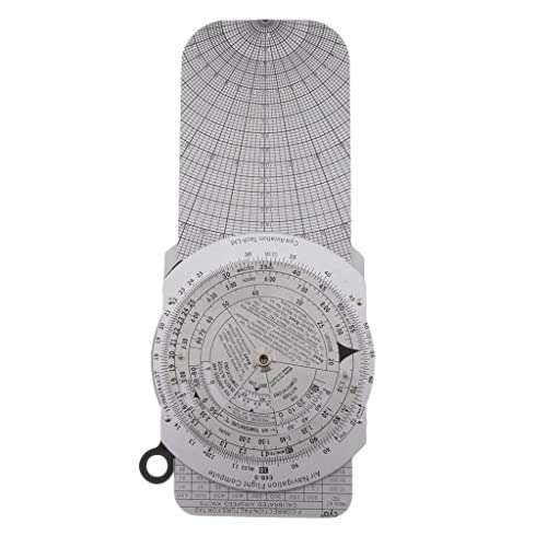 MYADDICTION Metal E6B Flight Computer Pilot Training Rule Aviation Airplane Crafts | Art Supplies | Drawing & Lettering Supplies | Other Drawing Supplies 3