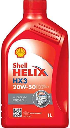 SHELL Helix HX 3 20W50 1LTR