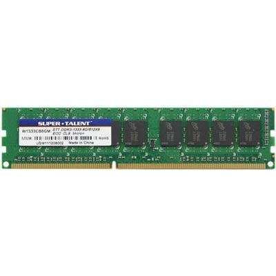 Super Talent W1333UB8GM DDR3-1333 8GB/512Mx8 Micron Chip Memory