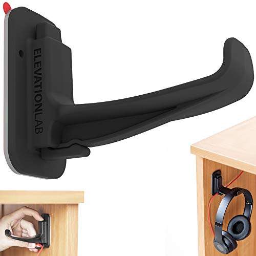 Elevation Lab Anchor Side - Headphone Mount for Vertical Surfaces Under Desk Headset Stand Holder 1