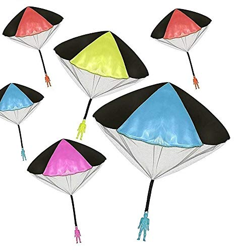 Toys+ Tangle Free Parachute Men 6 Piece Set Parachute (Colors and Styles May Vary)