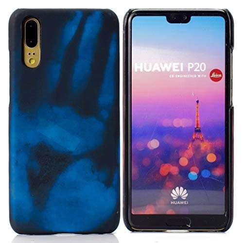DINGXUEMEI XUEMEI CASE Hard Cell Phone Cases & Covers Paste Skin + PC Thermal Sensor Discoloration Case for Huawei P20 (Color : Color3) 1