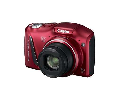 Canon PowerShot SX150 IS 14.1 MP Digital Camera with 12x Wide-Angle Optical Image Stabilized Zoom with 3.0-Inch LCD (Red) (OLD MODEL) 3