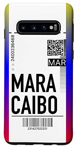 Galaxy S10 Maracaibo Air Flight Ticket Phone Case Boarding Pass City Case 1