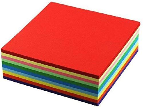 Trusmile™ Unruled 15cm x 15cm Origami Paper (Set of 1, Multicolor)