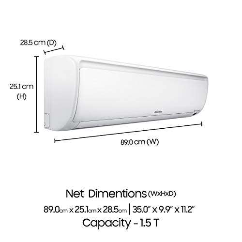 Samsung 1.5 Ton 3 Star Inverter Split AC (Alloy AR18RV3HEWK White) 5