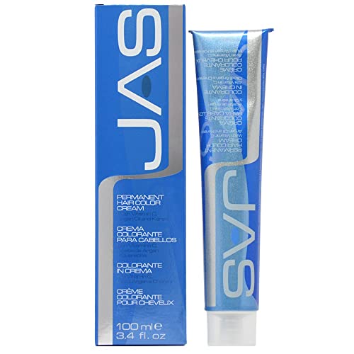 JAS Permanent Hair Color Cream with Vitamin C 3.4 Oz (Jas Color- Blue Black (1.10))
