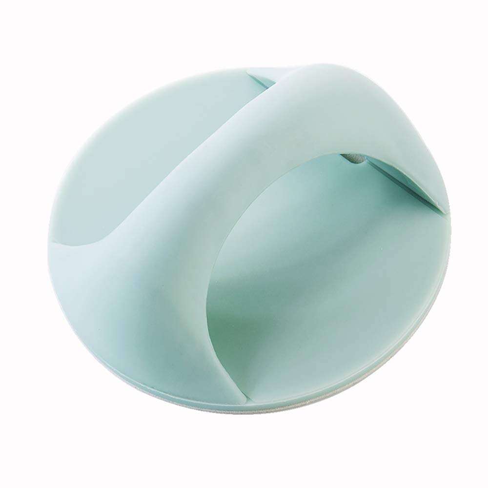 Door Knobs Paste Circle Privacy Door Handles Door Levers Self-Adhesive Sliding Door Suitable for Drawer Cabinet Doors, Windows, Doors, Toilet Handles, Etc(Pack of 5),Blue 3