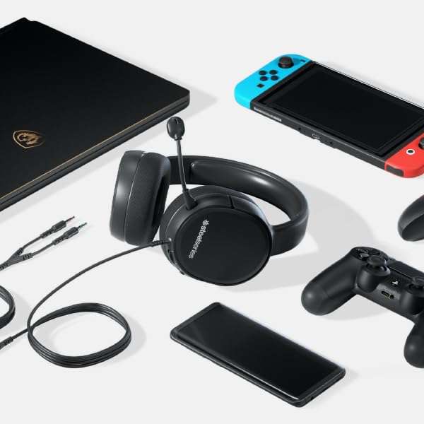 SteelSeries Arctis 1 Wired Gaming Headset – Detachable Clearcast Microphone – Lightweight Steel-Reinforced Headband – for PC, PS4, Xbox, Nintendo Switch and Lite, Mobile,Black 5