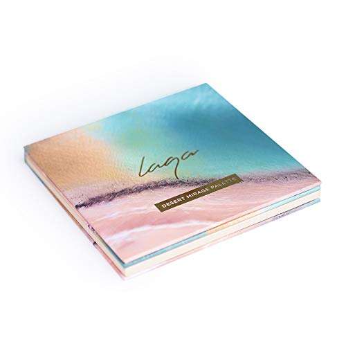 LAQA & Co. Desert Mirage Eyeshadow Palette, Highly-Pigmented Palette Includes 9 Pressed Shadows in Matte, Glitter and Satin Finishes for Endless Eye Makeup Creations 3