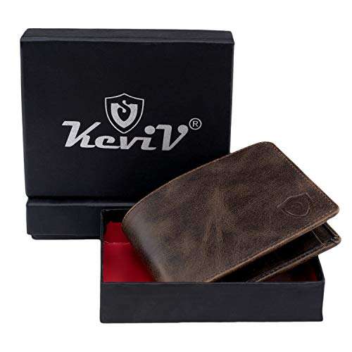 Keviv� Genuine Leather Wallet for Men || Men's Wallet || (Brown) 5
