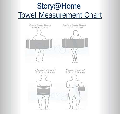 Story@Home Combo Set of 12 Piece 100% Cotton Towel Soft Bath Face Hand Towels Multicolour 4