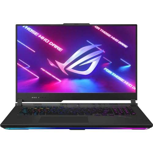ASUS ROG Strix Scar 17 Gaming & Entertainment Laptop (AMD Ryzen 9 7945HX 16-Core, 32GB DDR5 4800MHz RAM, 8TB PCIe SSD, GeForce RTX 4080, 17.3" 240 Hz Win 10 Pro) with USB-C Dock 2