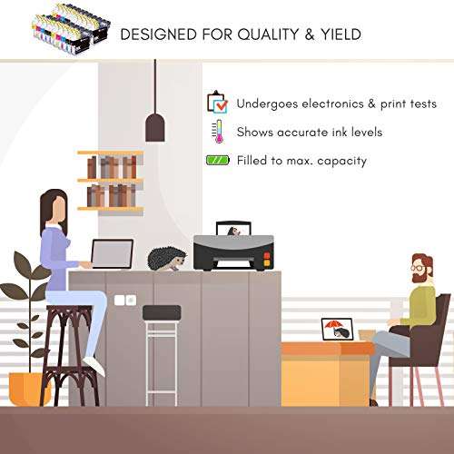 Limeink 20 Pack Compatible High Yield Ink Cartridges Replacement for LC3013 LC-3013 for Brother MFC-J491DW MFC-J497DW MFC-J690DW MFC-J895DW Inkjet Printer LC 3013 (5 Black 5 Cyan 5 Magenta 5 Yellow) 3