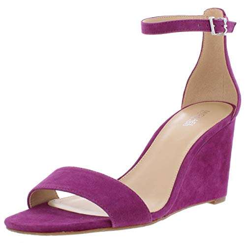 Michael Michael Kors Fiona Wedge Dress Sandals Size 8.5, Garnet, Size 9.5