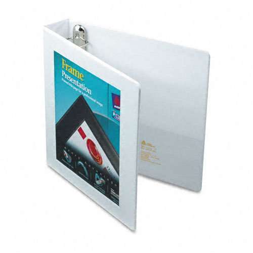 Avery : Framed Presentation EZD Locking View Binder, 1-1/2in Capacity, White -:- Sold as 2 Packs of - 1 - / - Total of 2 Each