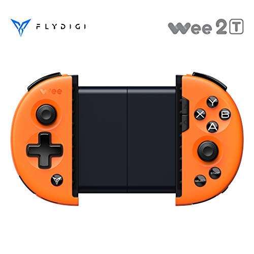 FLYDIGI Wee2T Mobile Game Controller Telescopic for Android of MOBA, Unique Tensile Design, Compatible with The Mobile of 3.5-6.3 Inch (75-165mm). Not Support iOS 13.4 and Above 3