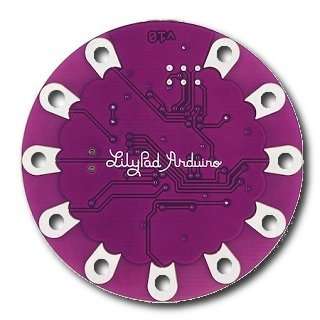 AMX3d Lilypad Development Main Board - The Silver Dollar Sized Arduino Compatible Designed for e-Textile and Wearable Projects– Power by Battery or USB Connector Cable. 3