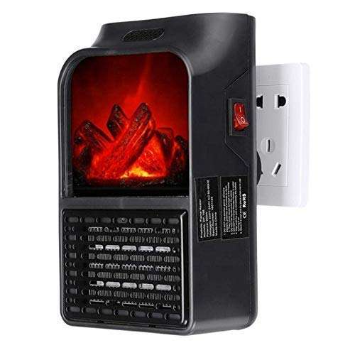 Chhogli Electric Handy Room Heater, The Wall Outlet Space Heater, Air Warmer Blower Adjustable Timer Digital Display for Office/Camper 1