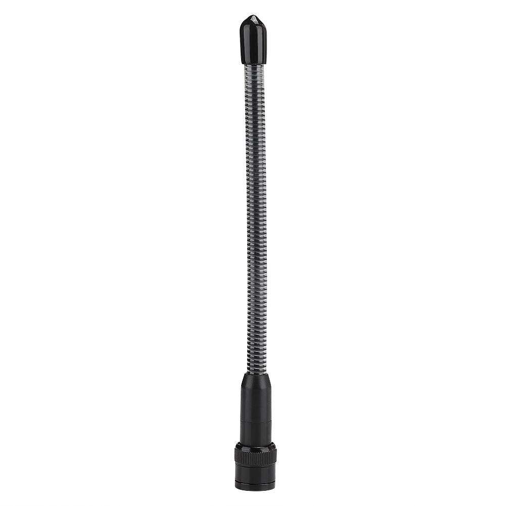 16cm Spring Antenna Professional Male BNC Flexible Spring Antenna UHF for ICV9 Walkie Talkie Ham Radio(Black) 1