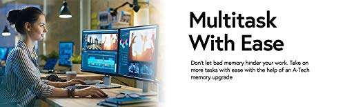 A-Tech 8GB Module for HP Compaq 6200 Micro Tower Desktop & Workstation Motherboard Compatible DDR3/DDR3L PC3-12800 1600Mhz Memory Ram (ATMS377007B25781X1) 5