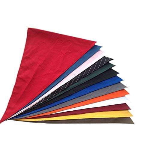 Ubersweet® FAURY Unisex Chef Scarf Towel Chinese and Western Restaurant Cafe Waiter Kitchen Triangle Cravat Food Service Work Wear: Coffee, One Size 1