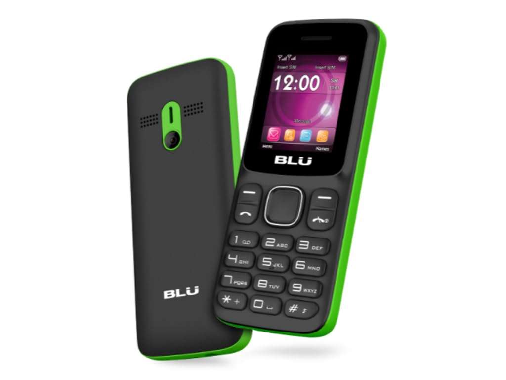 BLU Z4 Z190 Unlocked GSM Feature Phone w/Built-in Flashlight - Green
