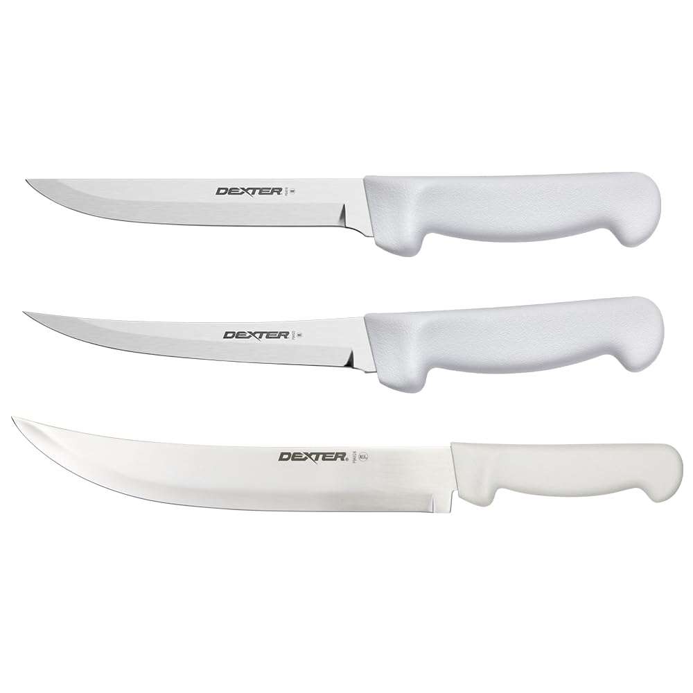 The Dexter Russell 3 Piece Knife Combo Set - Cutlery Butcher Chef Set
