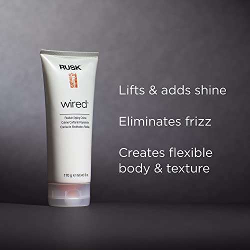 RUSK Designer Collection Wired Flexible Styling Creme, Lifts, Shines, and Creates Soft, Gravity-Defying Body, 6 oz 2