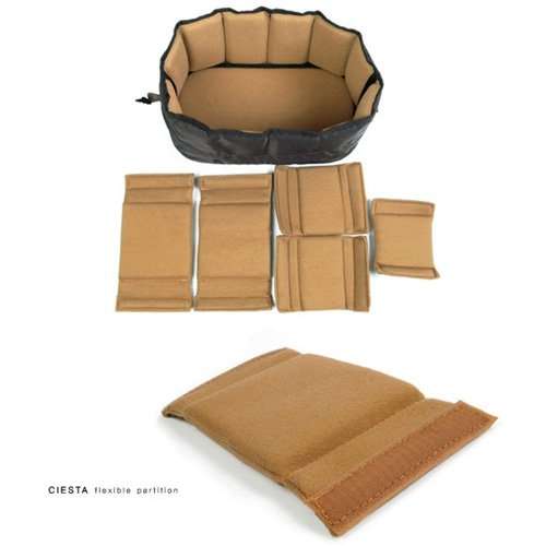 Ciesta Flexible Cushion Partition-M Lens DSRL SLR Camera Insert Padded Bag 4