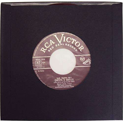 (100) Super Heavyweight Polylined Black Paper Inner Sleeves for 7" Records - Archival Quality, Acid-Free, Static-Free - Premium Protection 5