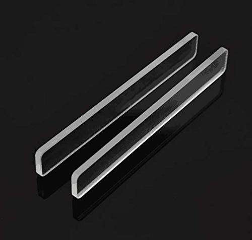 Premium Crystal Polish Glass Nail Files Manicure Set, Upgrade Nail Buffers, Nano Glass Nail Shiner, Professional Pedicure Files - Best Glass Nail Files for Natural Nails, 9cm, 2 Pack - Clear 5