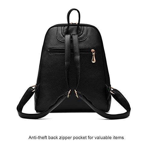 ASTIR COLLEEN Vegan Lather Women/Girls Backpack (Moon) (Blue), 20 Liter 3