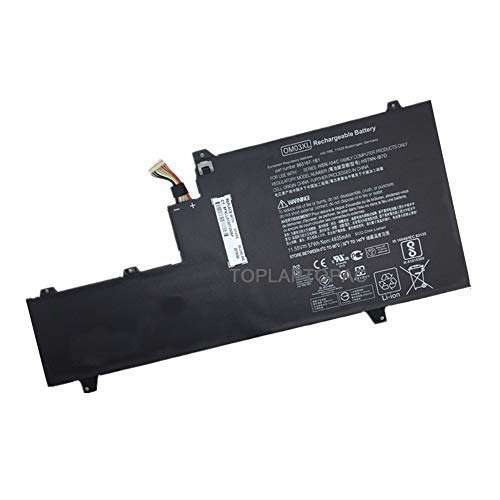New OM03XL Laptop Notebook Battery Compatible with HP EliteBook X360 1030 G2 HSTNN-IB70 863167-1B1 Series 11.55V 57Wh 1