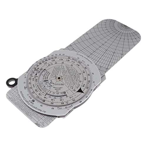 MYADDICTION Metal E6B Flight Computer Pilot Training Rule Aviation Airplane Crafts | Art Supplies | Drawing & Lettering Supplies | Other Drawing Supplies 5