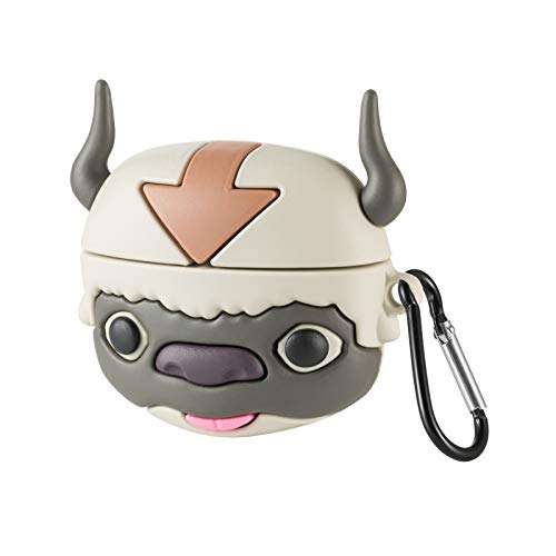 Cute Cartoon Air pod Case with Keychain for Boys Girls Compatible Avatar Miyazaki Hayao for Appa Airpod 3 Pro Wraps Case Men Women Skin Designer Soft Silicone Holder Cover (Case for Airpod Pro) 3