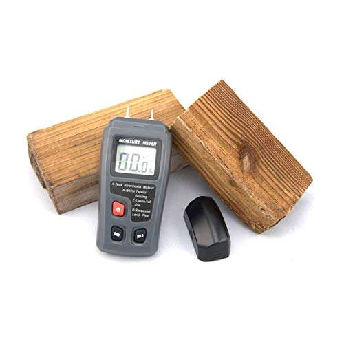 Digital Tester, Scientific Measurement Portable Wood Moisture Meter Hygrometer Timber Tree Density Digital Electrical Tester Measuring tool EMT01 Digital Meter 1