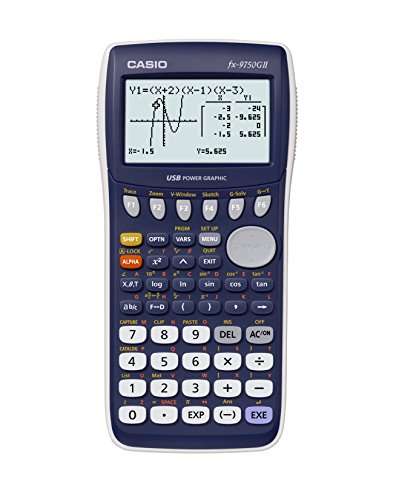 Casio fx-9750GII Graphing Calculator, Blue 1