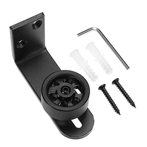 LTEFTLFL Adjustable Hardware Sliding Barn Door Wall Guide Door Bottom Floor Guide with Screws 1