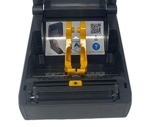 Zebra - ZD620d Direct Thermal Desktop Printer with LCD Screen - Print Width 4 in - 203 dpi - Interface: WiFi, Bluetooth, USB, Serial, Ethernet - ZD62142-D01L01EZ (Renewed) 4