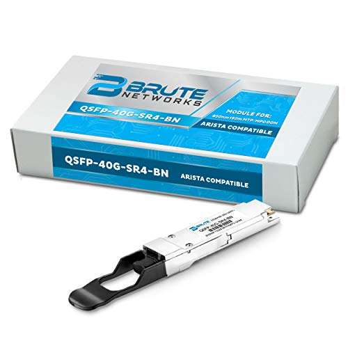 Brute Networks QSFP-40G-SR4-BN - 40GBASE-SR4 150m MMF 850nm QSFP+ Transceiver (Compatible with OEM PN# QSFP-40G-SR4) 3